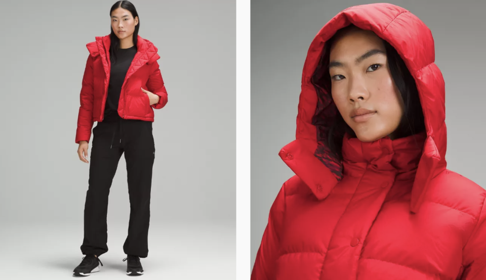 Lunar New Year Wunder Puff Cropped Jacket. PHOTO: Lululemon