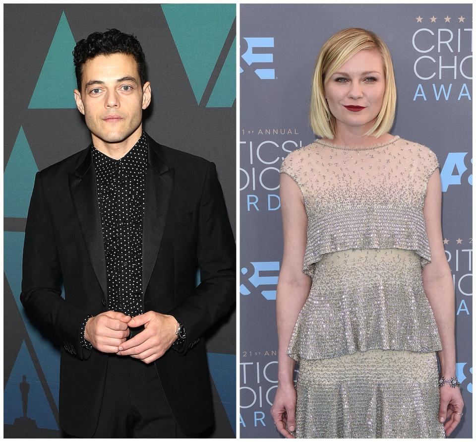 <p>Rami Malek estudió secundaria en el Notre Dame High School de California y allí fue compañero de clase de otra estrella de Hollywood, Kirsten Dunst. (Foto: Frederik M Brown / FilmMagic / C Flanigan / Getty Images). </p>