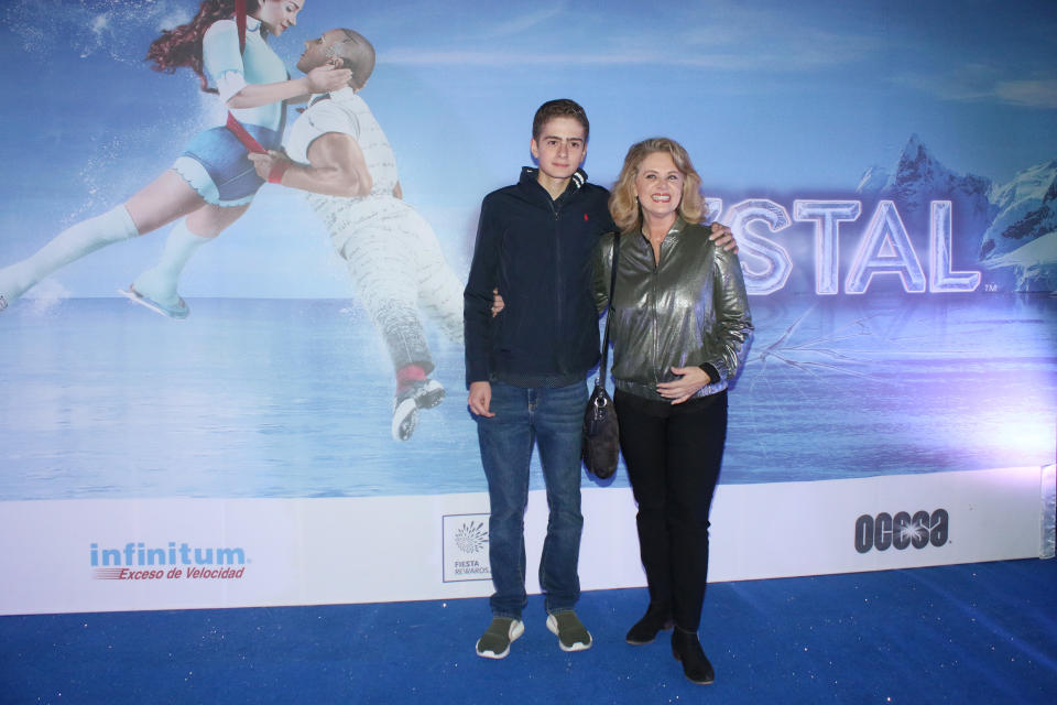 Nicolás Buenfil y Erika Buenfil en el 2019.  (Photo by Adrián Monroy/Medios y Media/Getty Images)