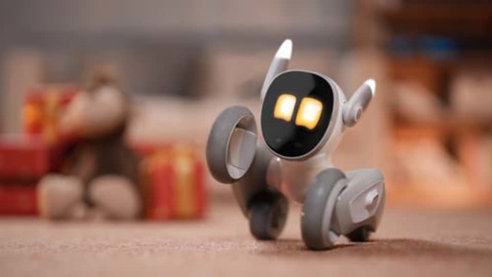 Loona companion robot is the world's first consumer robot equipped with ChatGPT AI technology. - From Beijing KEYi Technology Co. Ltd.