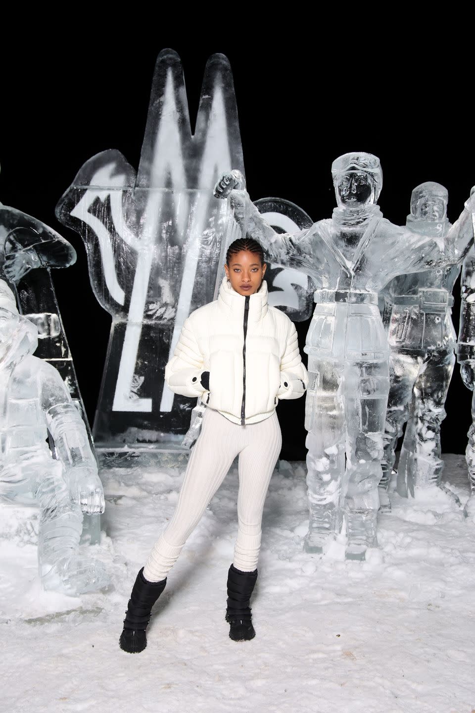 willow smith at moncler grenoble fall winter 2024 runway show