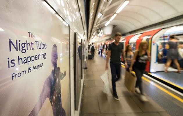 Tube station. Source: AAP