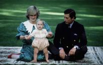 <p>Was heute der kleine Prinz George zeigt, konnte sein Papa William schon in den 80er-Jahren. (Foto: WENN) </p>