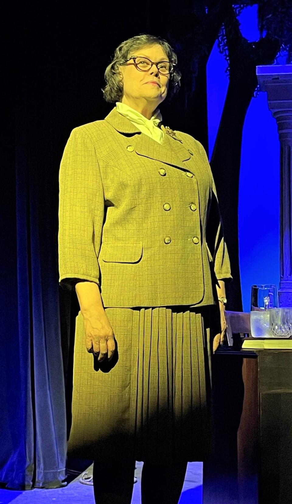 Gloria Ware plays Emily Reed, the librarian at the heart of "Alabama Story," in the production at Theatre Jacksonville.