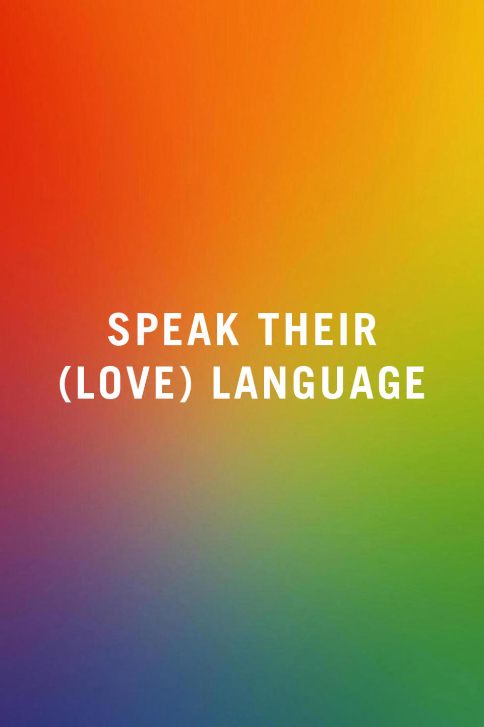 <p><span>"If a couple does not feel ready for therapy, one thing they can do is make sure they know and understand each other's 'love language.' For instance, if you feel loved by physical contact but your partner feels loved by spending quality time together, you need to adjust your actions so giving is not based on receiving." —</span><a rel="nofollow noopener" href="http://www.lynnzakeri.com" target="_blank" data-ylk="slk:Lynn R. Zakeri;elm:context_link;itc:0;sec:content-canvas" class="link "><em>Lynn R. Zakeri</em></a><em>, marriage counselor</em></p>