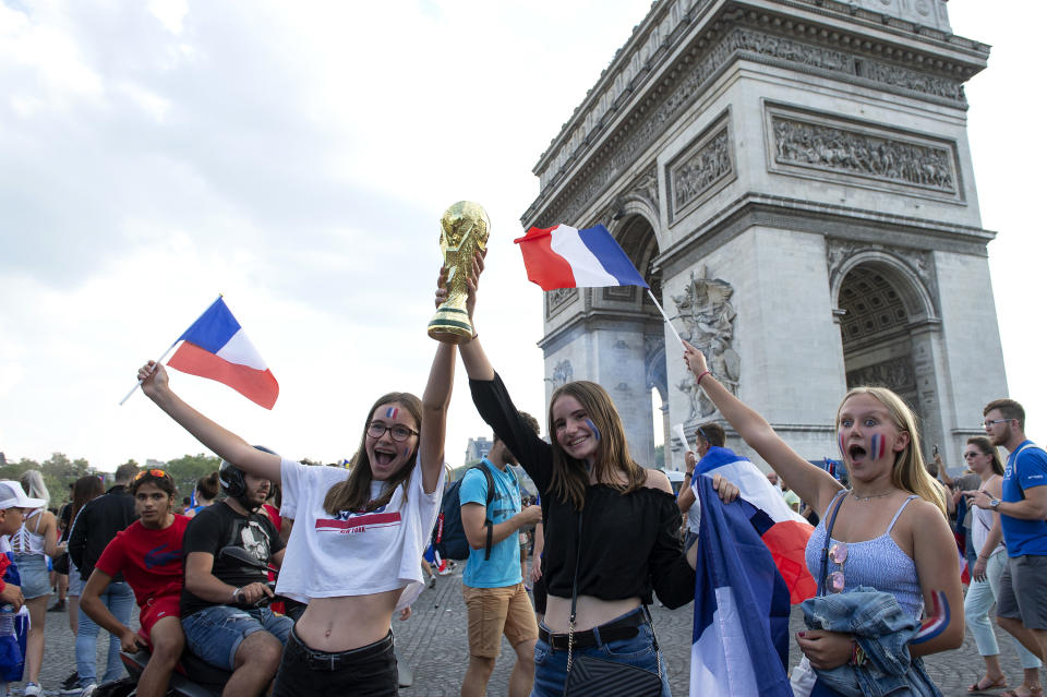 <p>Da ist das Ding! Nochmal zum Mitschreiben: Frankreich ist Weltmeister! </p>