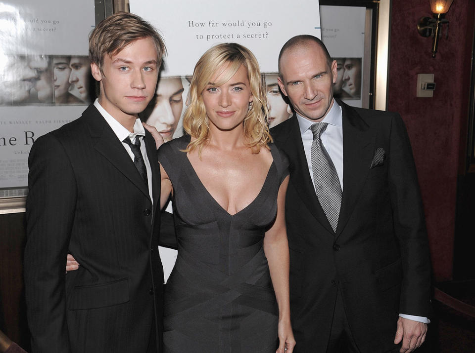 The Reader NY Premiere 2008 David Kross Kate Winslet Ralph Fiennes