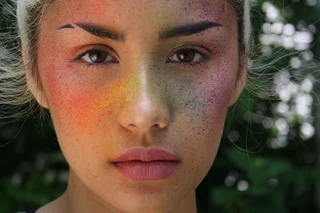 32) Rainbow Speckles
