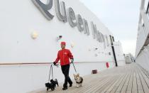 The Queen Mary 2 is the only long-distance passenger vessel that has kennels, the number of which expanded from 12 to 24 during the refit. Also new: an owner’s lounge and a refurbished “poop deck,” complete with a lamppost from London and a fire hydrant from New York City. Kennels fill up as much as a year ahead, so book ahead if you’d like your cat or dog to make the crossing.