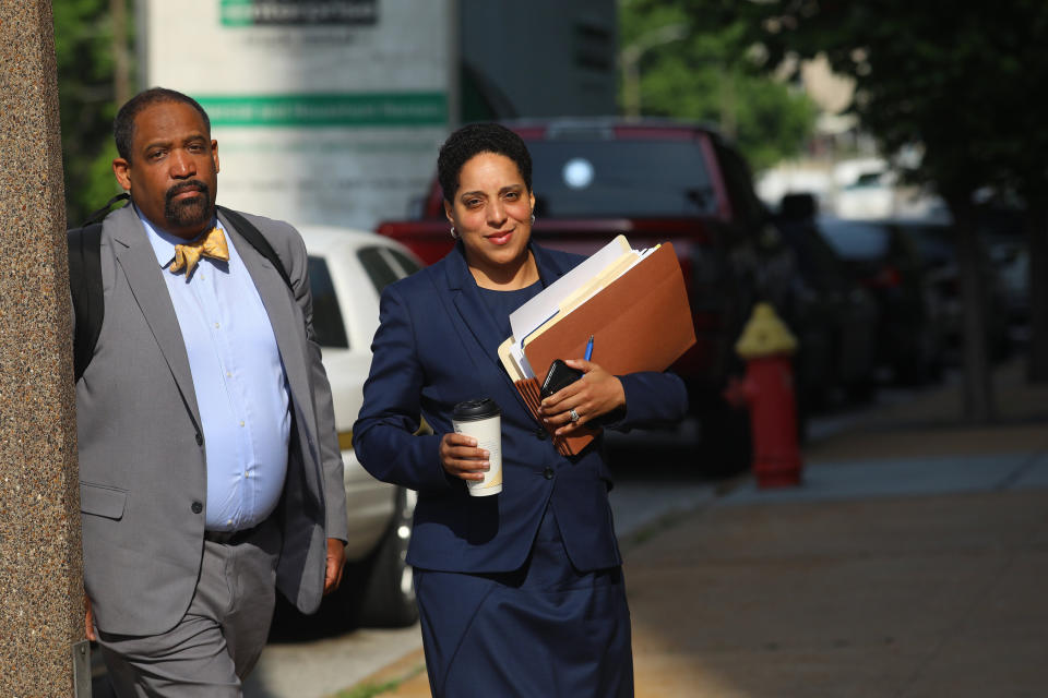 St. Louis prosecutor Kim Gardner recently grabbed headlines when she charged a white couple who pointed guns at Black Lives Matter protesters marching past their home. (Photo: Christian Gooden/St. Louis Post-Dispatch/Tribune News Service via Getty Images)