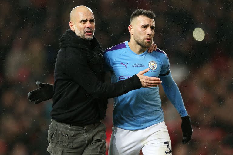 Pep Guardiola fue fundamental en la carrera de Nicolás Otamendi, que dejó Manchester City en 2020