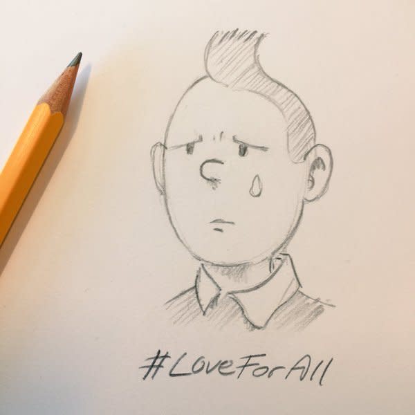 “Love for all”: Viele Künstler reagieren auf die Tragödie.