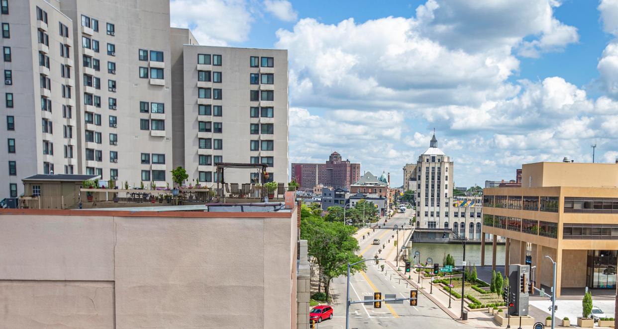 East State Street is seen on Monday, Aug. 1, 2022, in downtown Rockford.