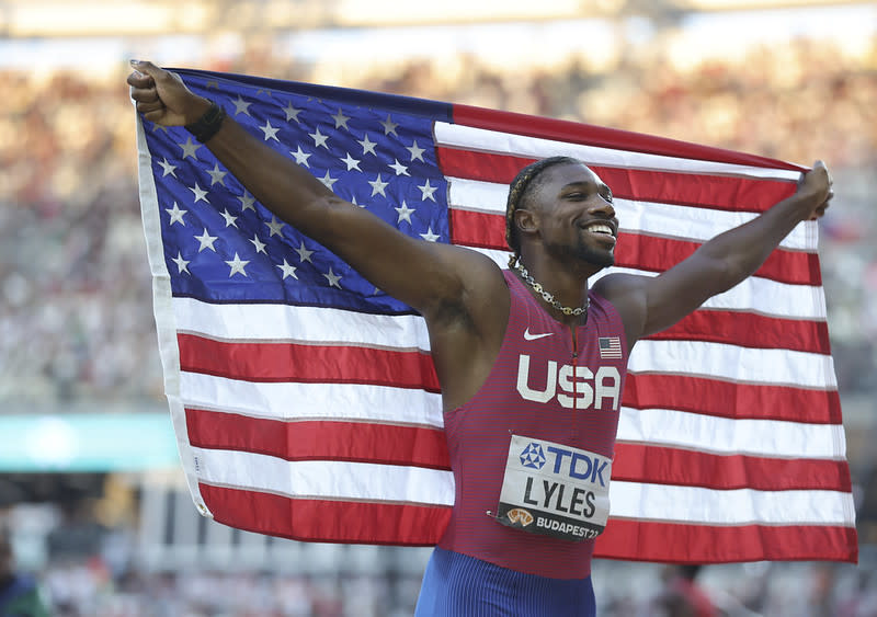 Noah Lyles。（達志影像資料照）