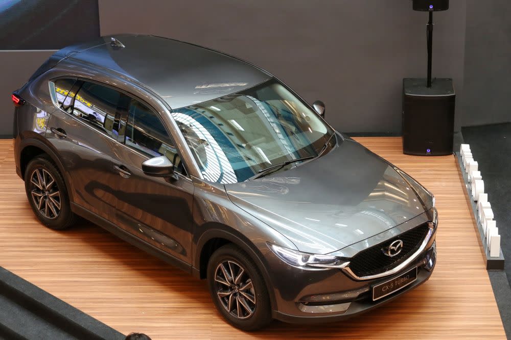 The new Mazda CX-5 will be on display at the Sunway Pyramid shopping mall from September 4 to 9. — Picture by Choo Choy May