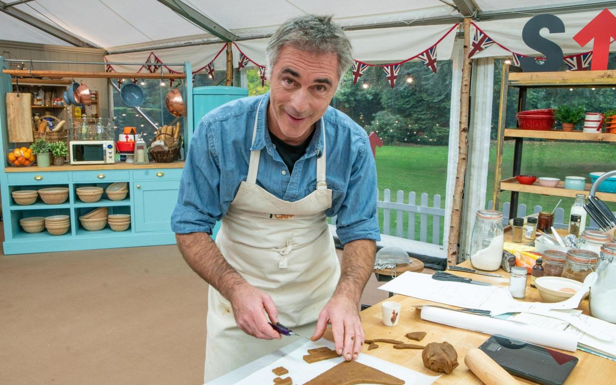 Actor and producer Greg Wise won the final Star Baker apron - Mark Bourdillon (Channel 4 images must not be altered or manipulated in any way) CHANNEL 4 PICTURE 