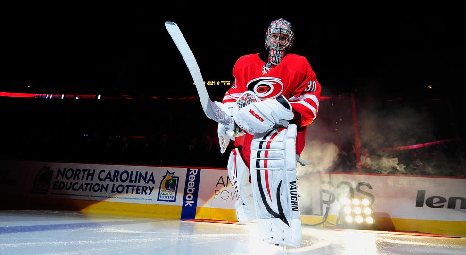 Cam Ward is retiring with Carolina. (Getty)