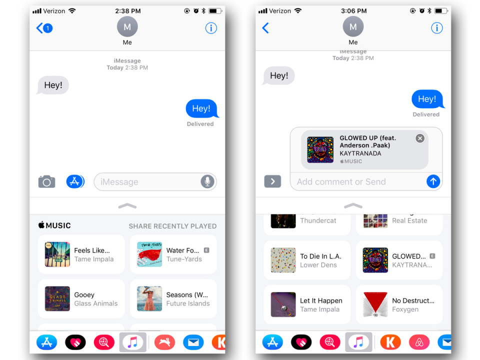 IMessage iOS 11