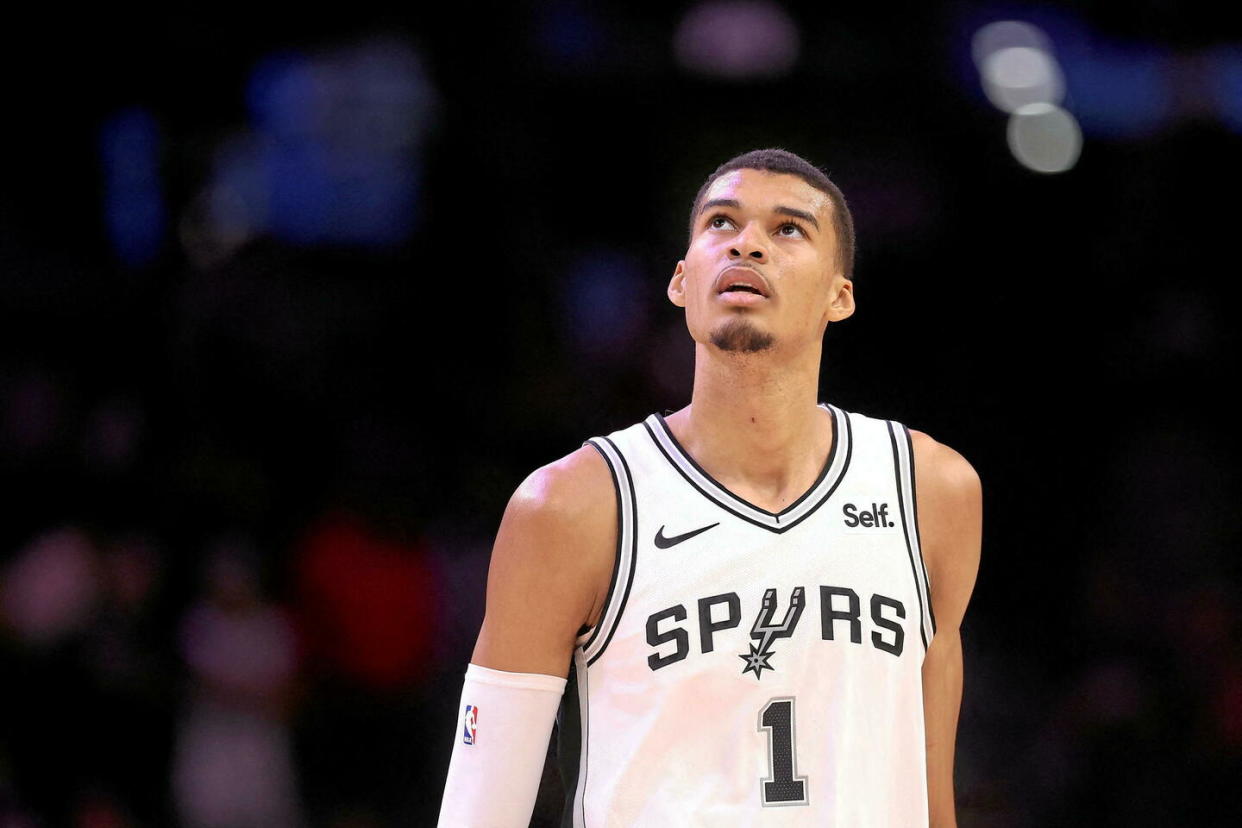 Victor Wembanyama, jeune prodige français du NBA, est membre des San Antonio Spurs.  - Credit:CHRISTIAN PETERSEN / GETTY IMAGES NORTH AMERICA / Getty Images via AFP