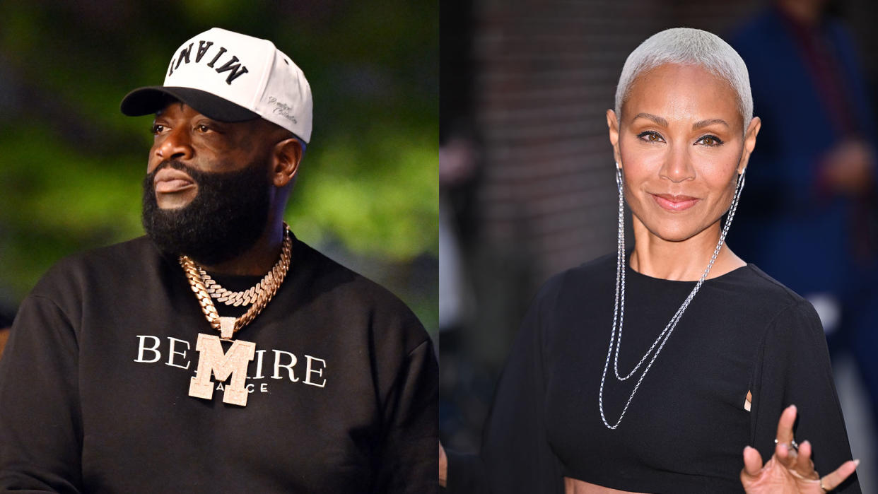 Rick Ross and Jada Pinkett Smith