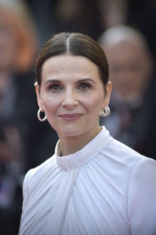 Juliette Binoche attends the Cannes Film Festival premiere of "La Passion De Dodin Bouffant" in May. File Photo by Rocco Spaziani/UPI