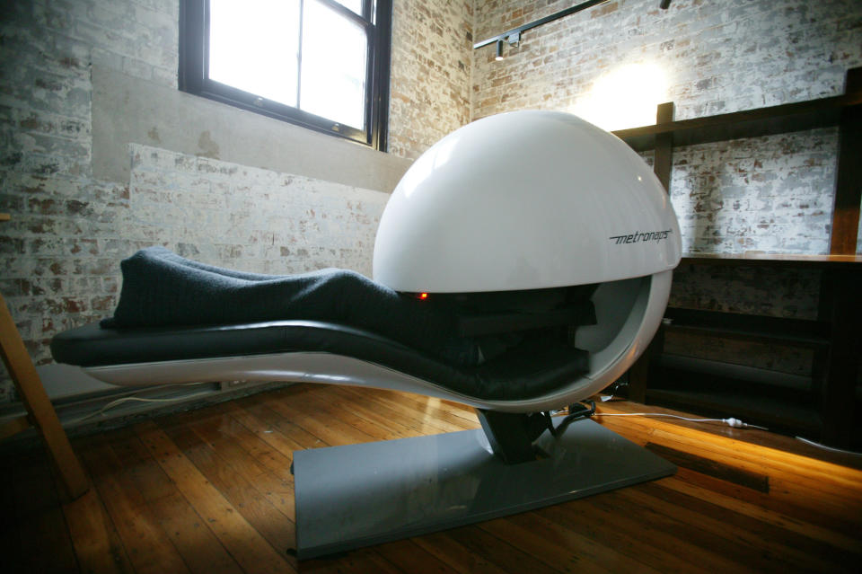 Some employers have installed sleep pods for their workers (Getty Images/Fairfax Media)