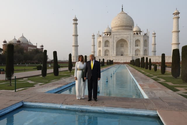 India Namaste Trump