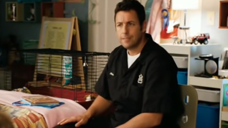 Adam Sandler in Bedtime Stories.