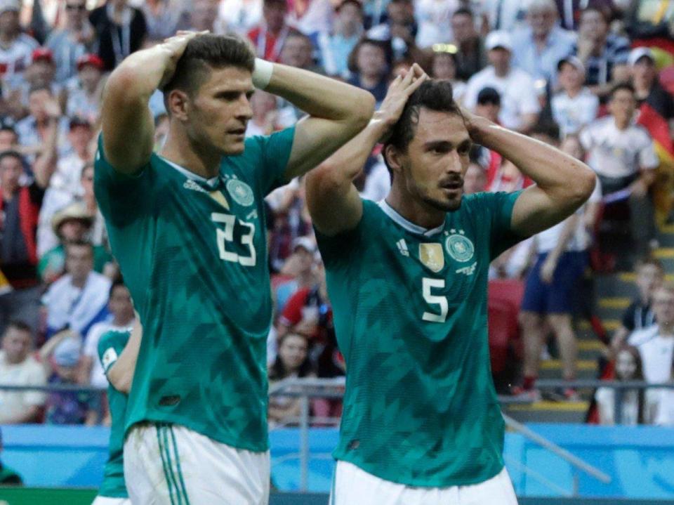 Germany crashed out in the group stages (AP)
