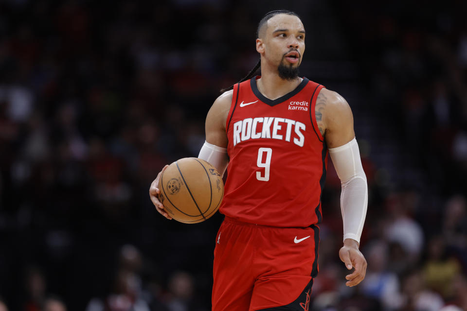 Dillon Brooks' fast start has faded, leaving fantasy basketball mangers to wonder if they should cut him. (Photo by Carmen Mandato/Getty Images)