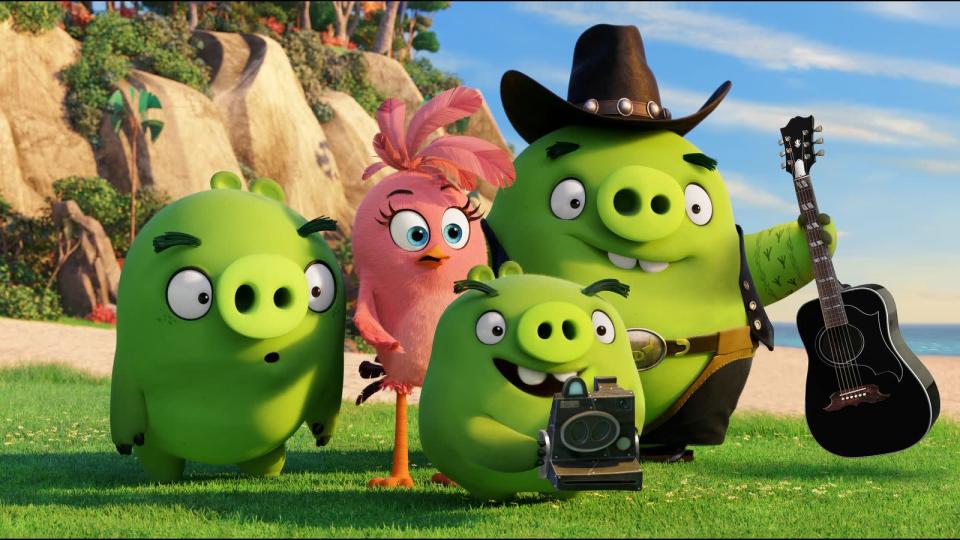Sie zählen zu den fiesesten Fieslingen der Tierwelt: Die grünen Schweine, die zuerst in der App, später auch auf der großen Leinwand den "Angry Birds" das Leben schwer machten. (Bild: Sony Pictures Releasing GmbH/ 2016 Rovio Animation&Entertainment)