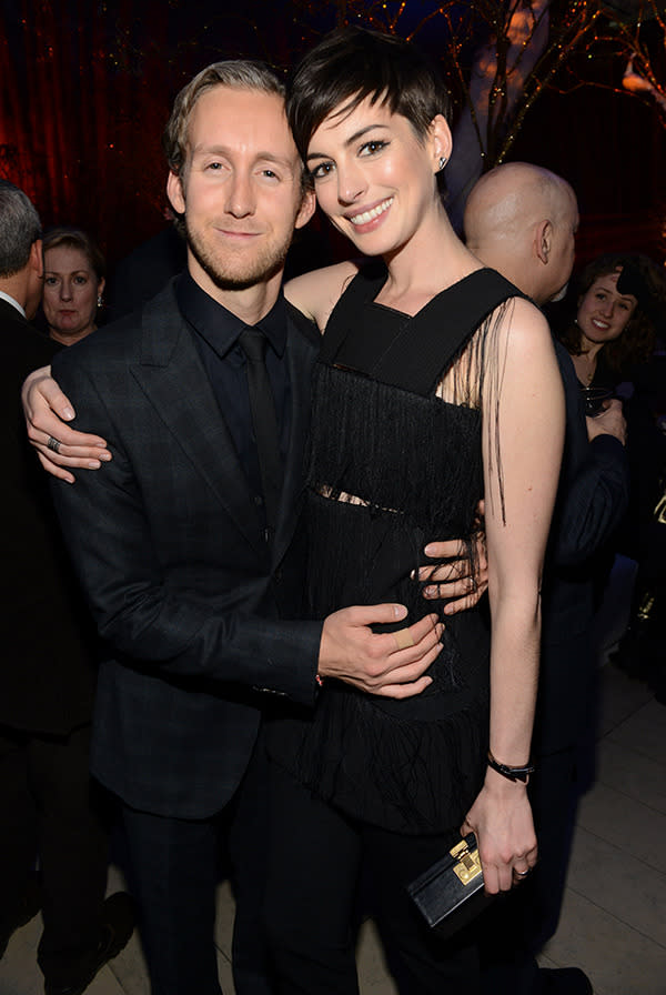 Anne Hathaway and Adam Shulman