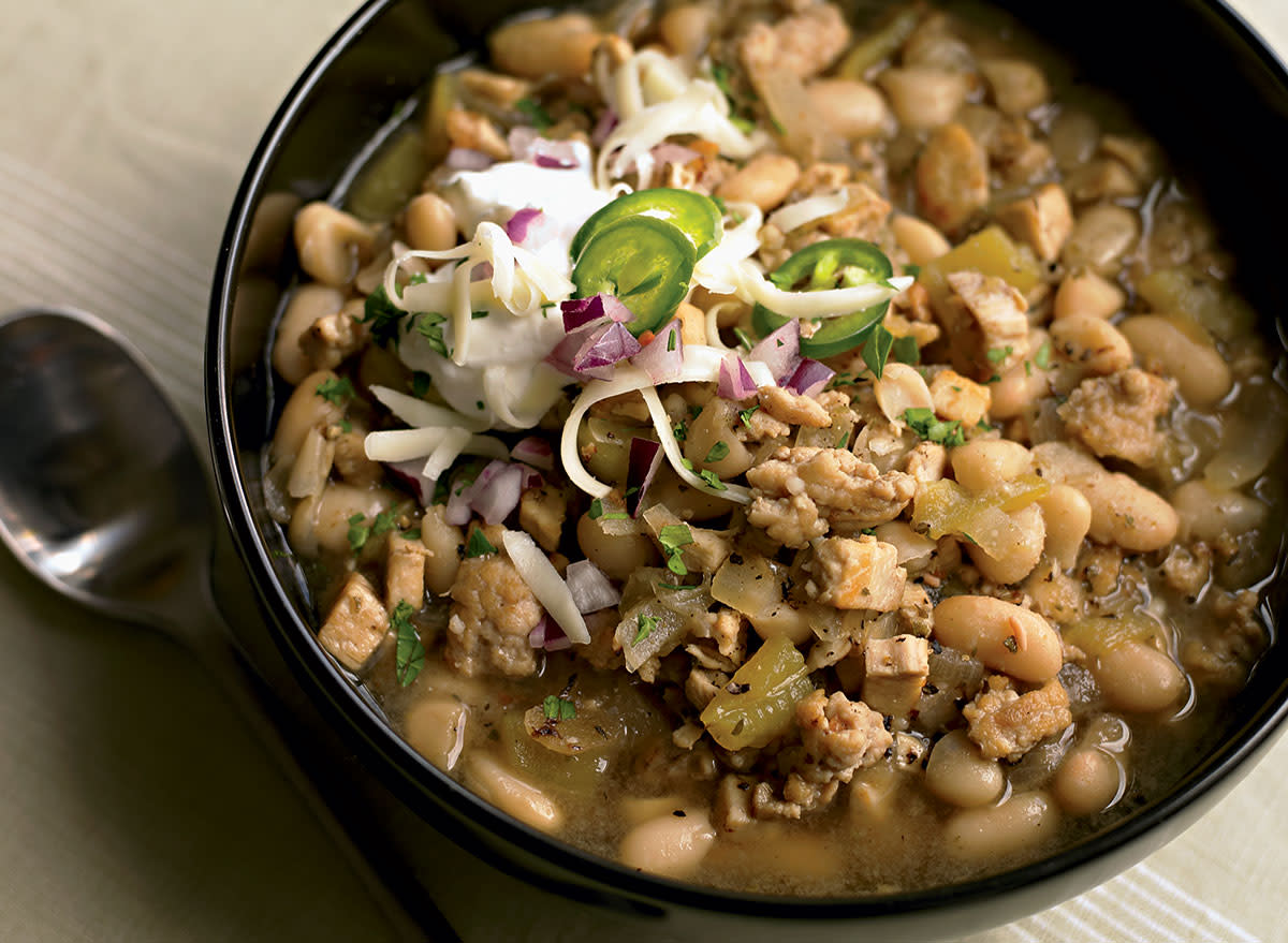 Healthy turkey chili