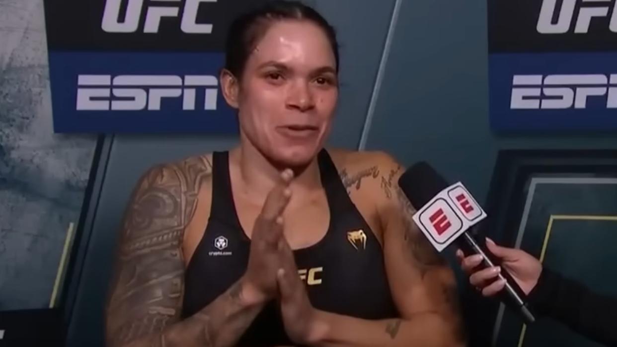  Amanda Nunes on ESPN MMA 