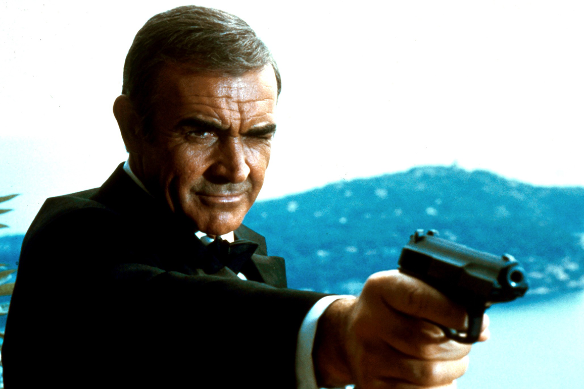 Sean Connery in 1983’s ‘unofficial’ Bond movie ‘Never Say Never Again’ (credit: Warner Bros)