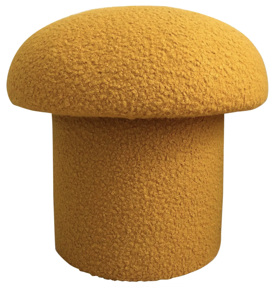 Gold Mushroom Ottoman