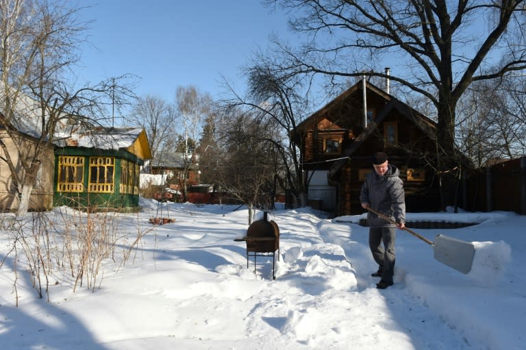 Viktor Karachun, one of the coordinators of the campaign against the demolition of the village of Vostochnaya Perlovka outside Moscow