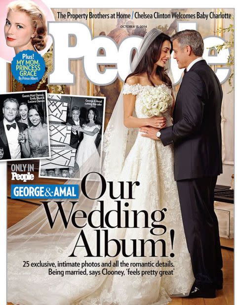 Amal Clooney's Wedding Dress; $380,000