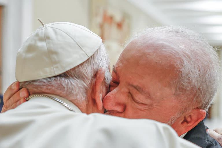 El Papa Francisco recibió a Lula Da Silva, presidente de Brasil