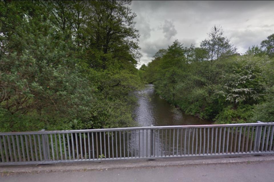 Ogmore River where the boy was found (Google Maps)