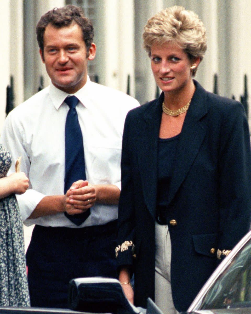 Paul, here with Diana in 1994, was gobsmacked at the psychic's revelations. Source: Getty