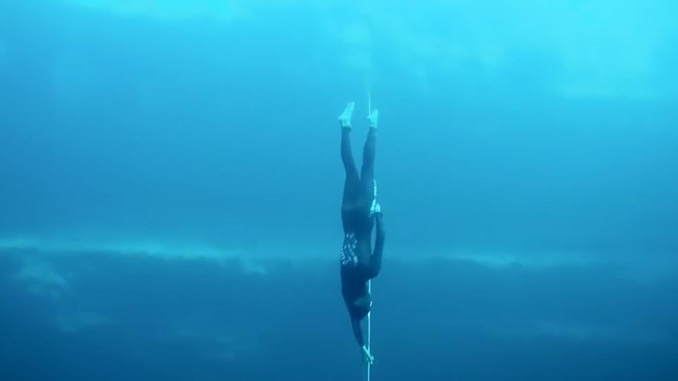 Still from the movie The Deepest Breath