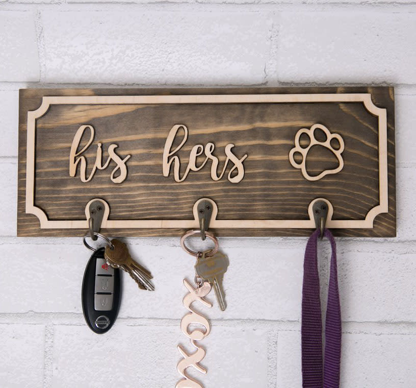 Handmade Key and Leash Holder