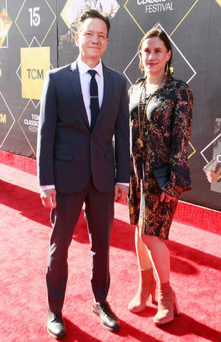 <p>Rodin Eckenroth/Getty </p> Frank Whaley and Heather Bucha on April 18, 2024 in Hollywood, California.