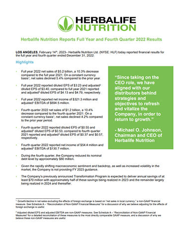 Herbalife Nutrition hires agency for full-service brief