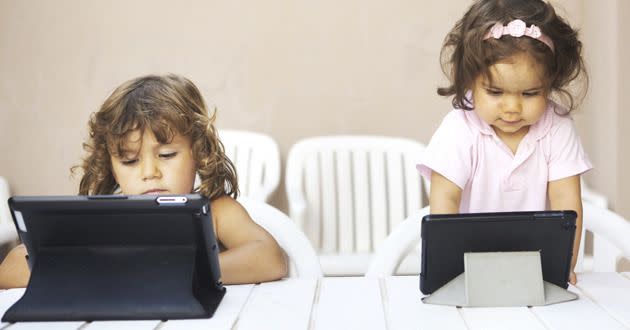 A new survey reveals children as young as 6 months are using electronic devices. Photo: Getty