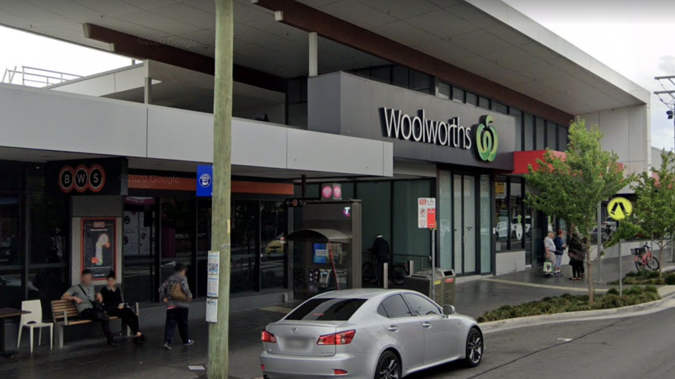 A Google street view of a Woolworths store in Berala. 