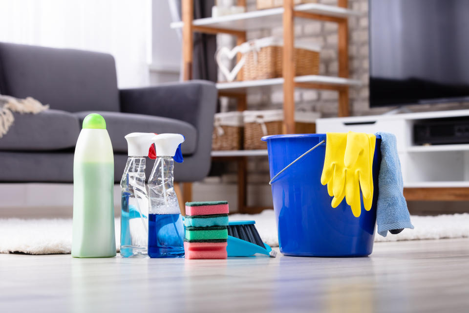There is a list of pre-approved cleaning products to sanitize surfaces amid the COVID-19 pandemic. (Photo: AndreyPopov via Getty Images)