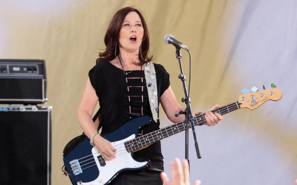 Kathy Valentine on stage in 2011 - WireImage