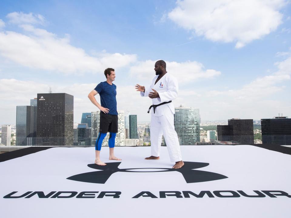 Murray and Riner face off atop La Grande Arche (Getty)